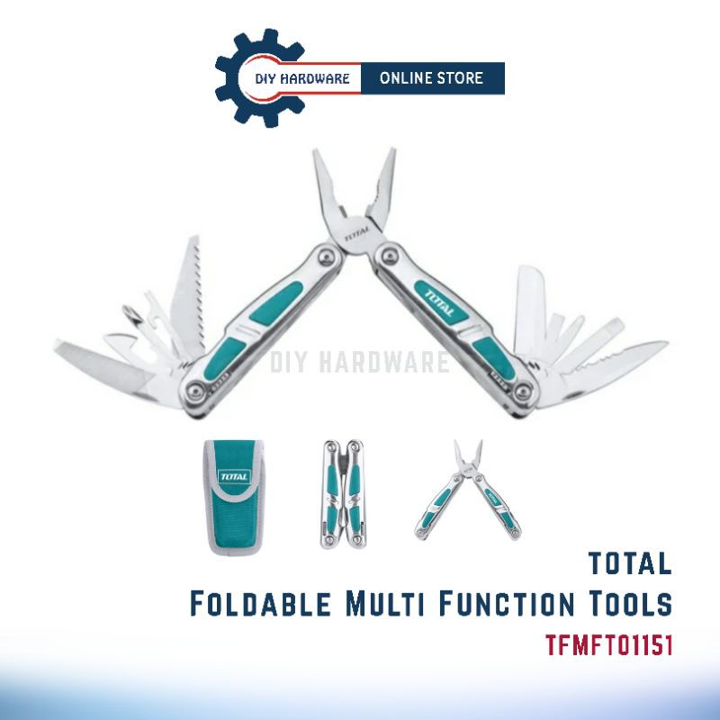 TOTAL Foldable Multi-Function Tool - TFMFT01151 | Shopee Malaysia