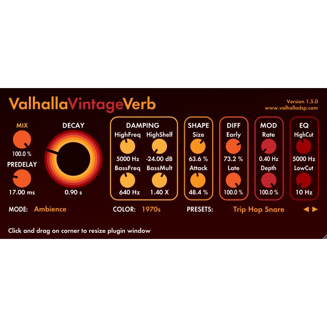 Valhalla Vintage Verb Mac Os