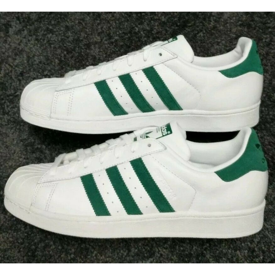 adidas green shell toe