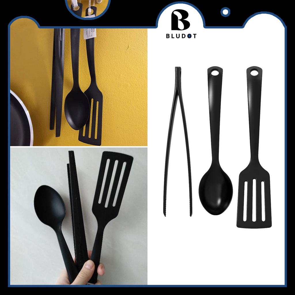 [3PIECE SET] IKEA KITCHEN UTENSIL SET GNARP TWEEZERS SPOON TURNER