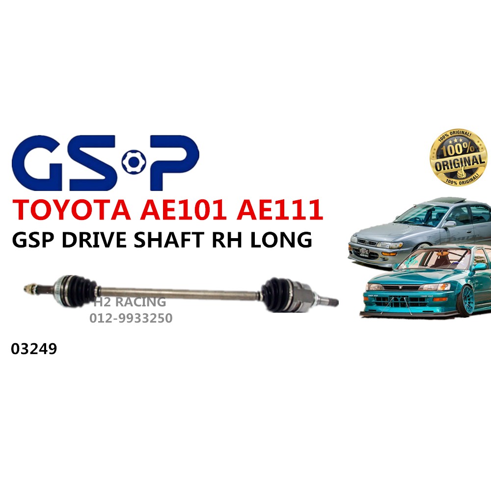 TOYOTA GSP AE100 AE101 AE111 DRIVE SHAFT RH LONG