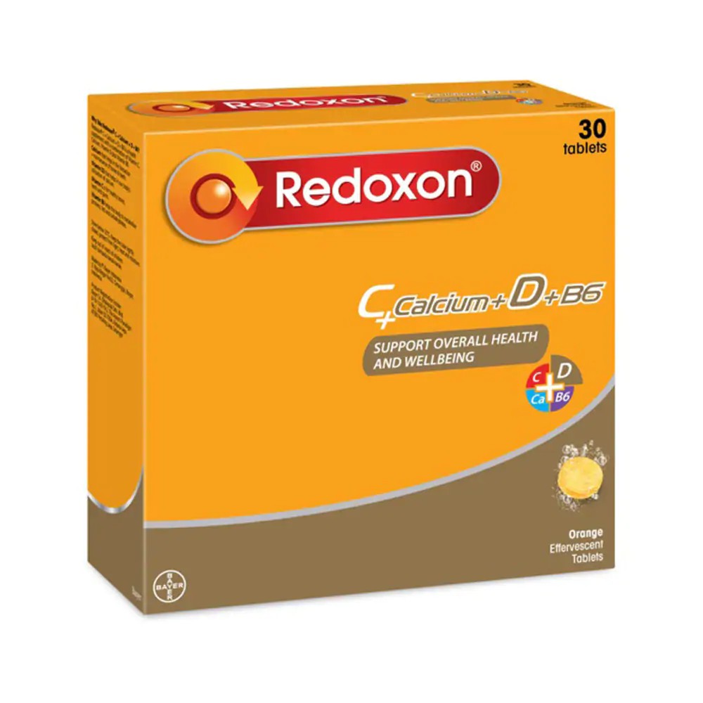 Redoxon Vitamin C Calcium D B6 Effervescent Tablet Orange 10s Shopee Malaysia