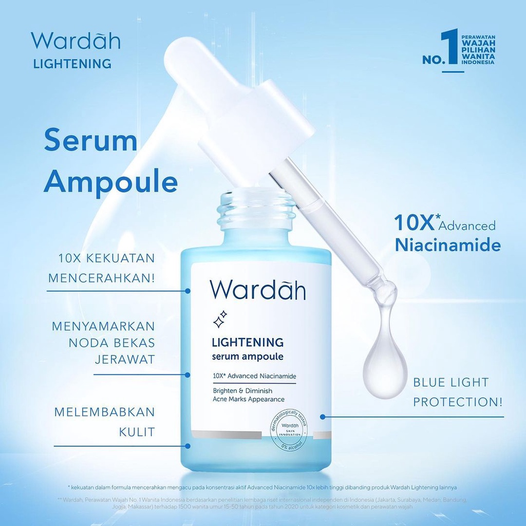 Wardah Lightening Serum Ampoule dengan Hyaluronic Acid
