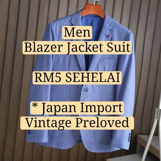 RM5 Coat Blazer Jacket Men Suit Formal - Casual Japan Import Preloved Vintage Bundle Borong 男士西装外套日本二手衣服中古商品古着现货