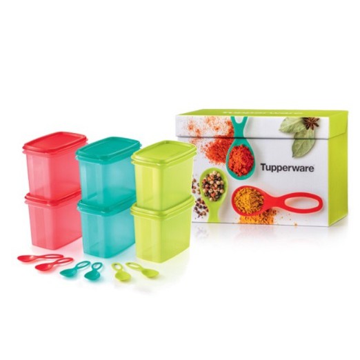 Tupperware Shelf Savers with Spoon 840ml