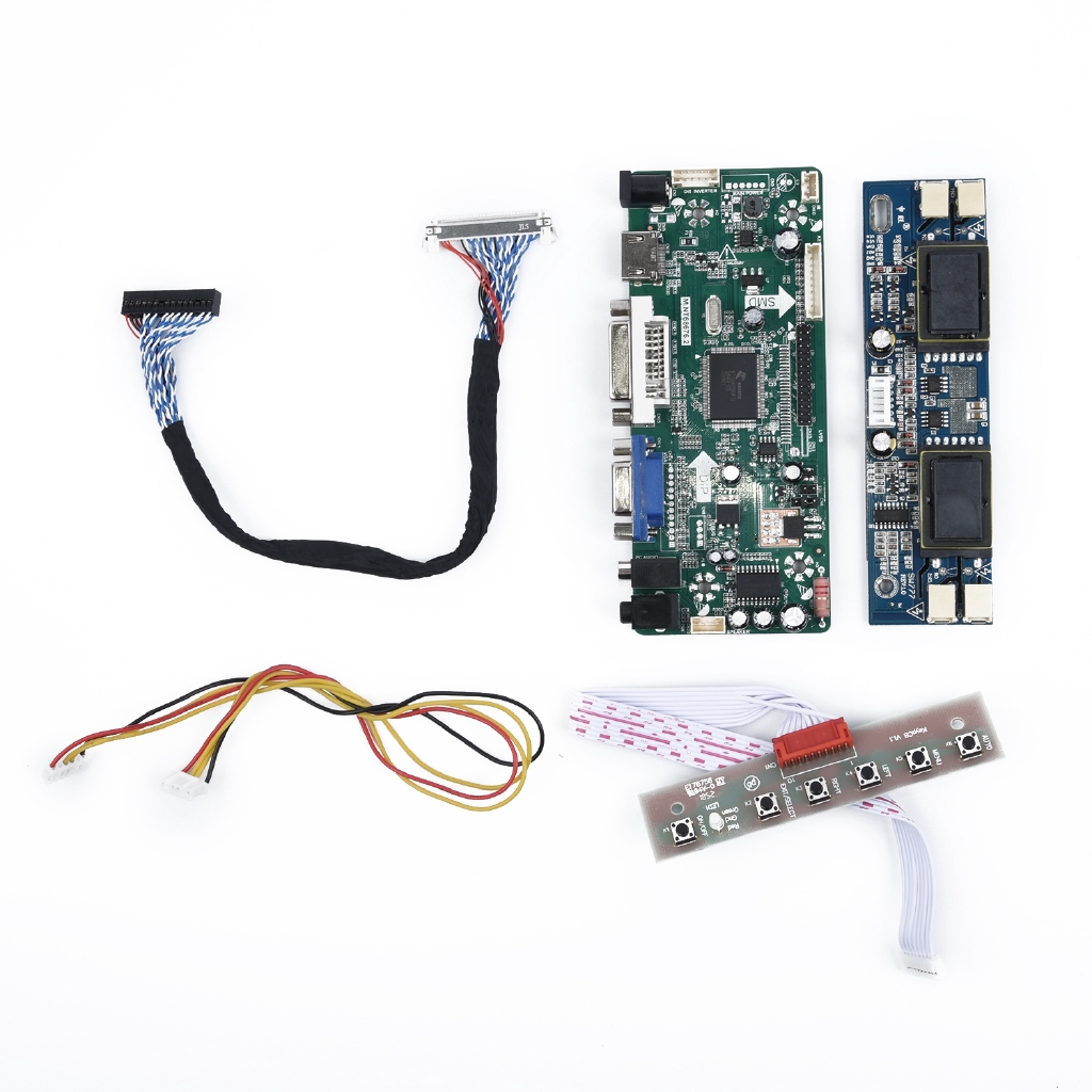 Kit Driver Controller Board M170E5-L09 HDMI+DVI+VGA Inverter Keypad Accessory 