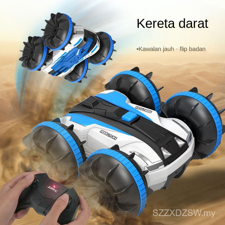 Buy Pacuan Empat Roda toys Laut Dan Darat Amfibia Kereta Kawalan 