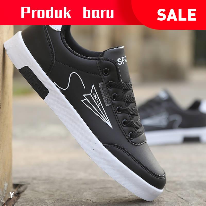 Ready Stock Kasut Sport Lelaki Kasut Jalan Lelaki Jogging Kasut Lelaki Musim Luruh Versi Korea Kasut Kasual Trend Tapak Rata Lelaki Rata Rata Kasut Lelaki Pasang Kasut Sukan Baru Kasut Putih