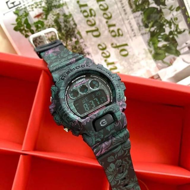 g shock floral green price