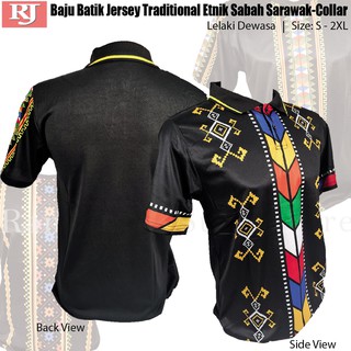 HOT Wholesale Baju batik  jersey traditional etnik sabah  