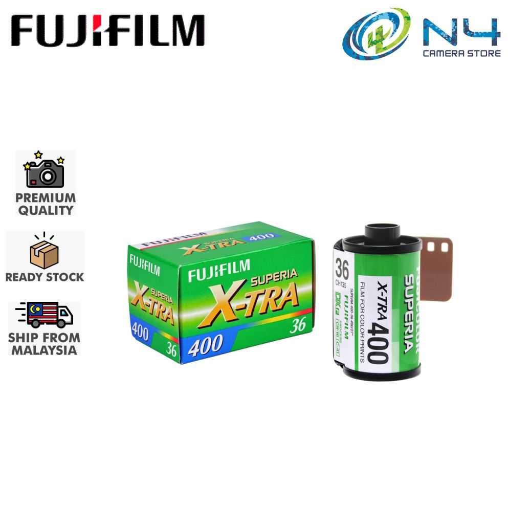 Fujifilm Fujicolor Superia XTRA 400 Negative Film (35mm Roll Film/36 Exposure) Exp date 06/