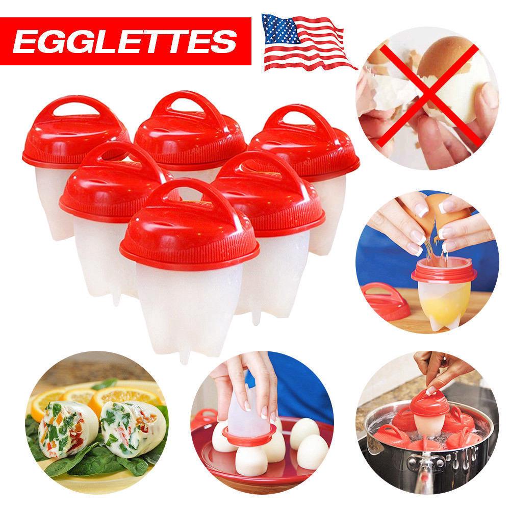 1PC Silicone Egglettes Egg Cooker Hard Boiled Eggs Handy | Shopee Malaysia