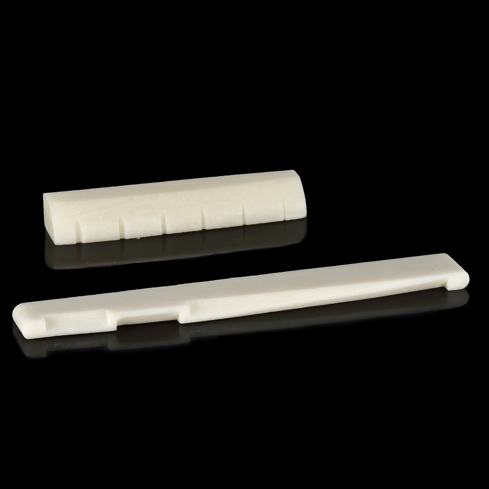Essential Reliable 6 String Acoustic Guitar Bone Bridge Saddle Nut - Image 5