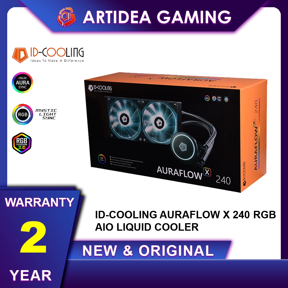 id cooling auraflow x 240 rgb