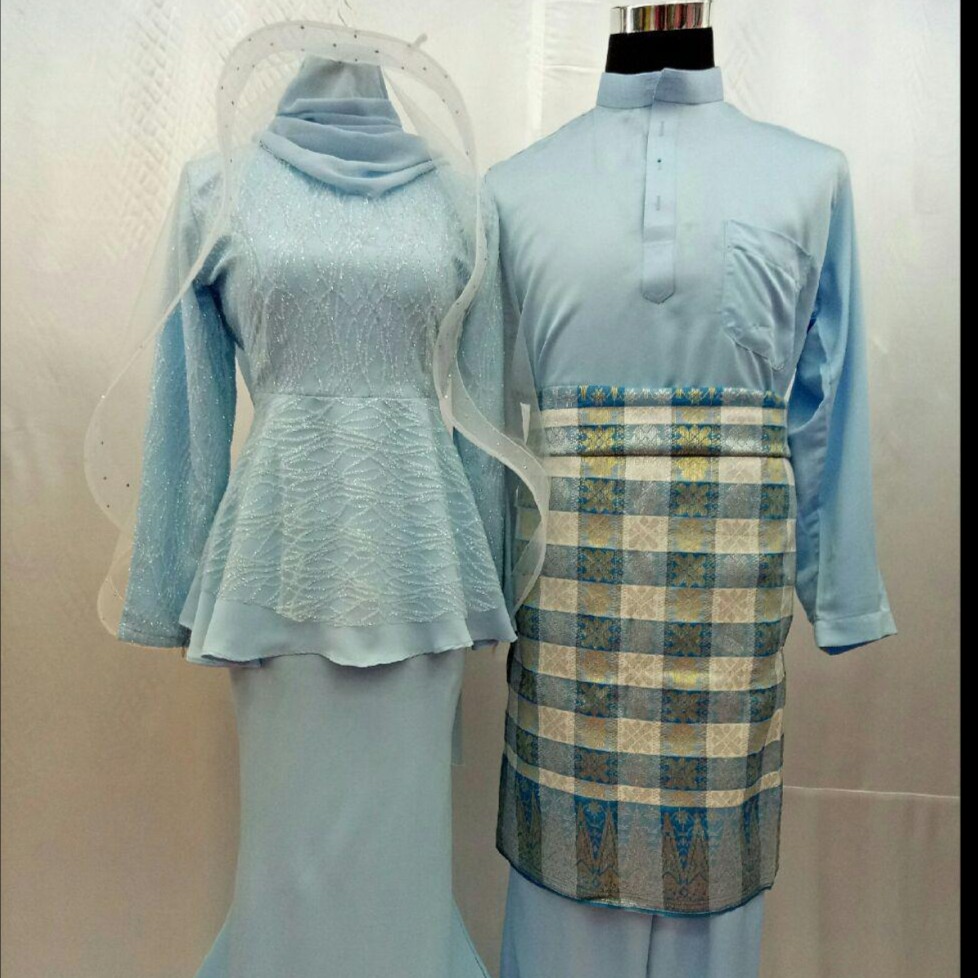  Baju  kahwin baby blue D R E S S