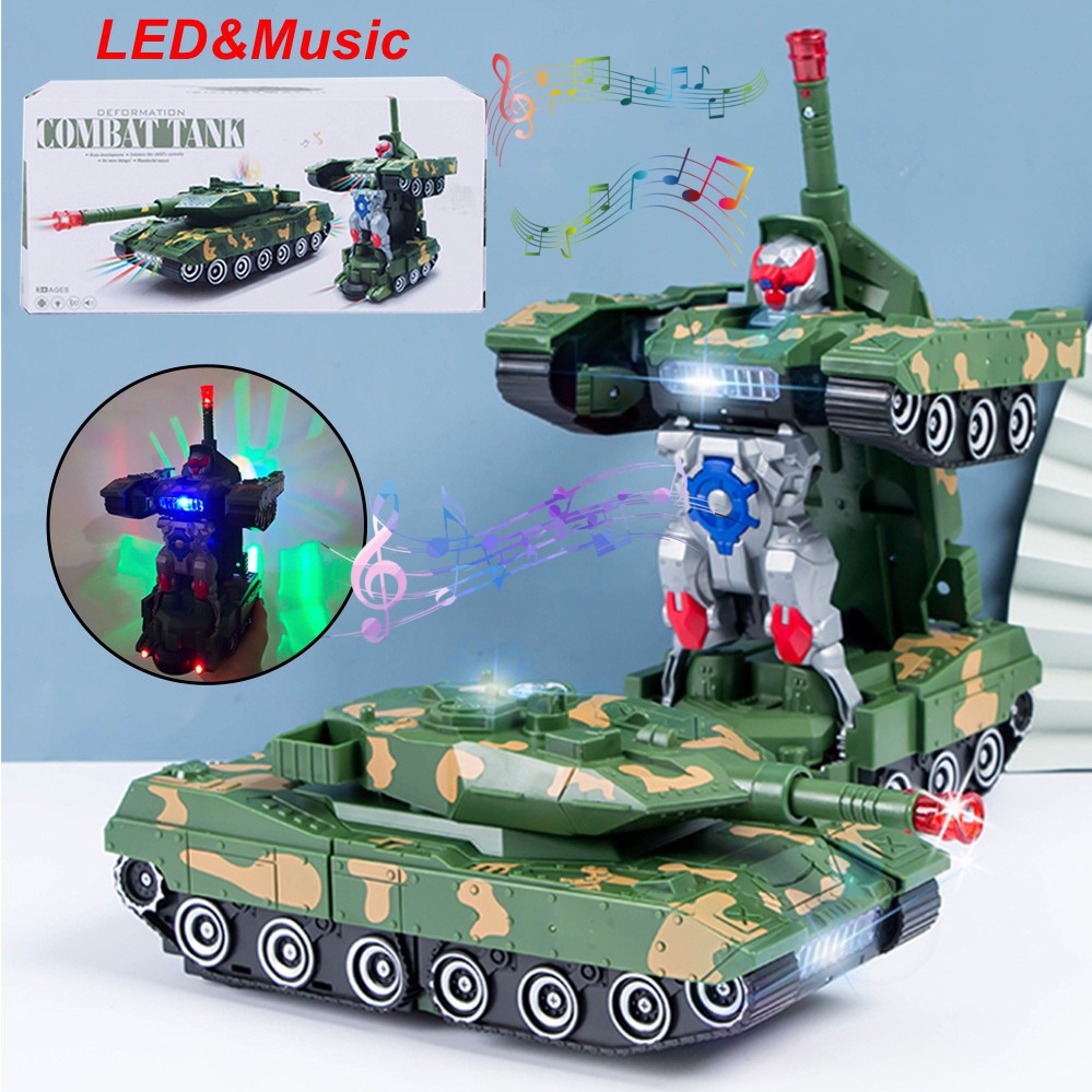 2 in 1 LED u0026 Music kereta mainan control car deformation Remote 