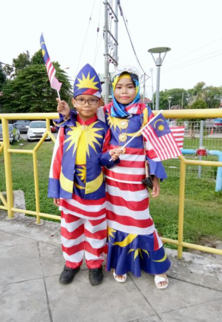 Baju Merdeka Budak Lelaki Baju Bendera Boy  Shopee Malaysia