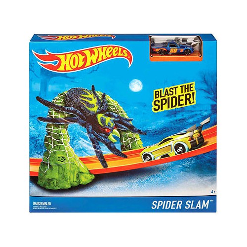 spider hot wheels track