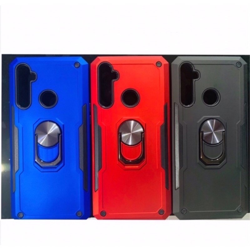 Xiaomi Redmi 9T 8 8a 9 9a 9c Note 4 4X 5 6 7 8 9 10 Pro 9s 10s Poco X3 M3 Pro Army Ring Stand Hard Case Casing