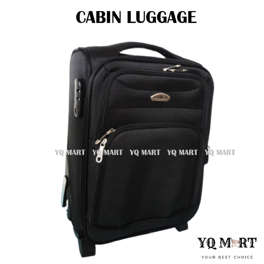Cabin Luggage/ Canvas Luggage Bag Shopee Malaysia