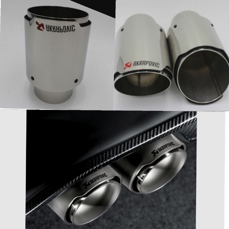 Car Stainless Steel Muffler Tip Exhaust System Universal Straight Tips