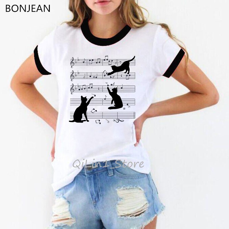 cat music t shirt