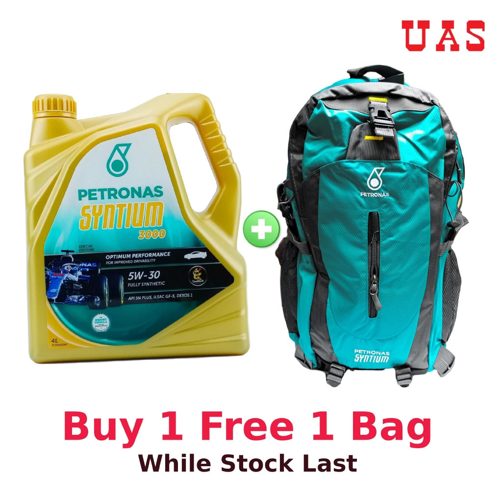 PETRONAS Syntium 3000 Fully Synthetic 5W30 Engine Oil 4 Litre 10000KM