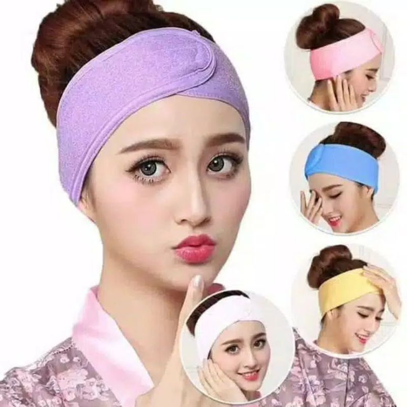 BATH BANDANA FACIAL HEADBAND FACIAL TOWEL HEADSET MAKEup MASK
