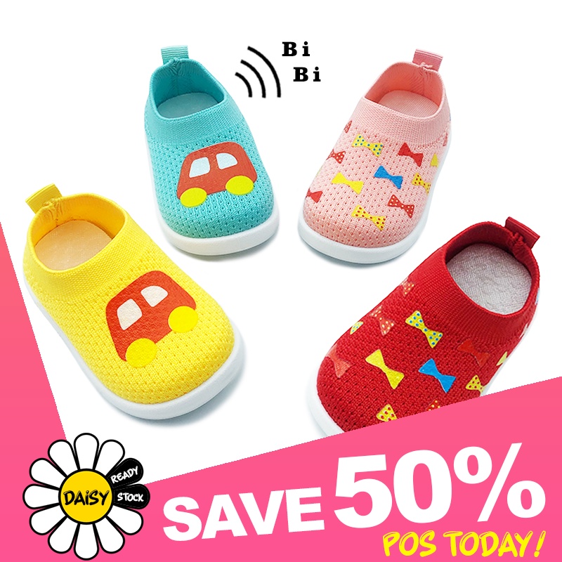 ???????「Size 16-21」Baby Bibi Shoes | Girls Ribbon Sandals | Boy Bus  Slippers | Kasut Selipar Budak Kanak Perempuan Bunyi | Shopee Malaysia