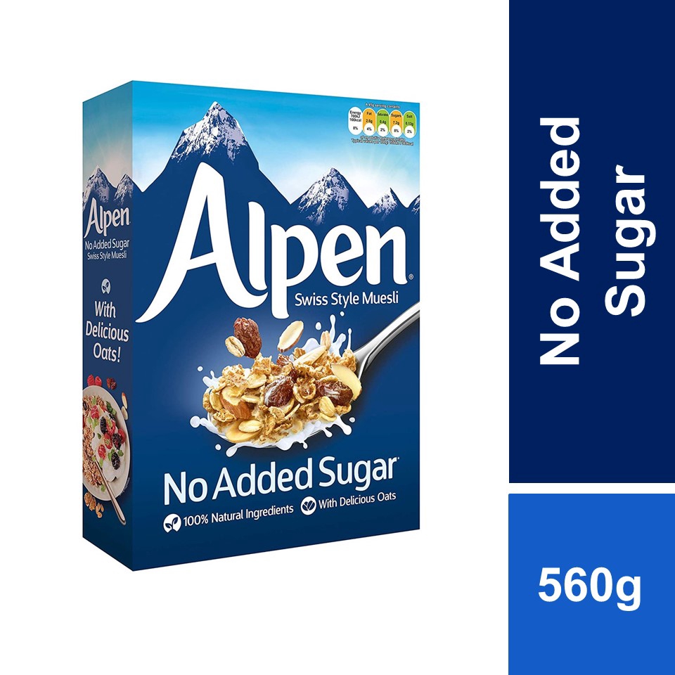 Alpen No Added Sugar Muesli 560g Shopee Malaysia