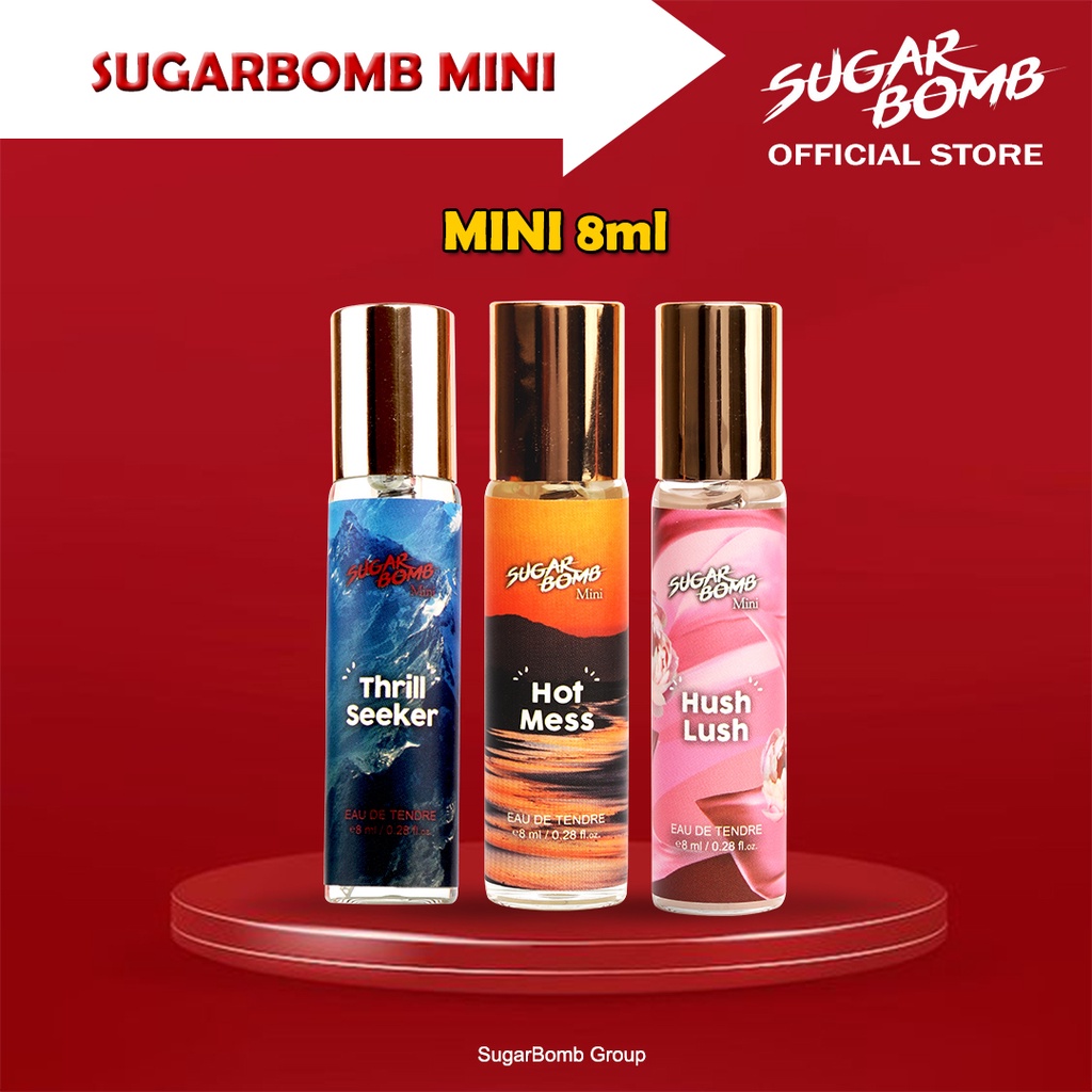 SugarBomb Mini Perfume EDT 8ml | Men Women Perfume (Spray) | Shopee ...