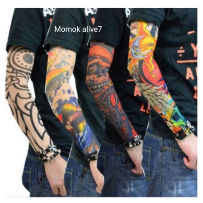 Sarung Lengan Tattoo Sesuai Untuk Lelaki Dan Wanita Sepasang 2pcs Tt1 20 Shopee Malaysia