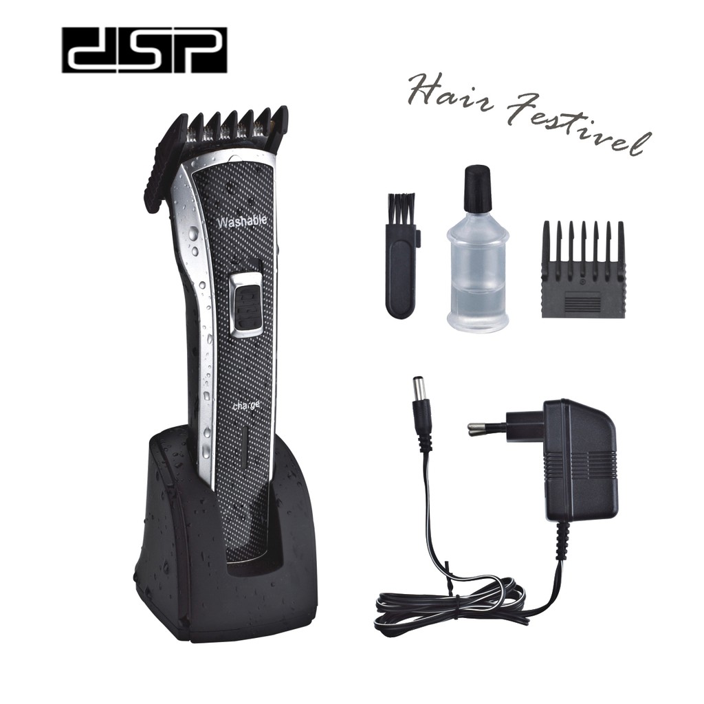 Dsp Electric Hair Clipper Beard Trimmer Waterproof Washable