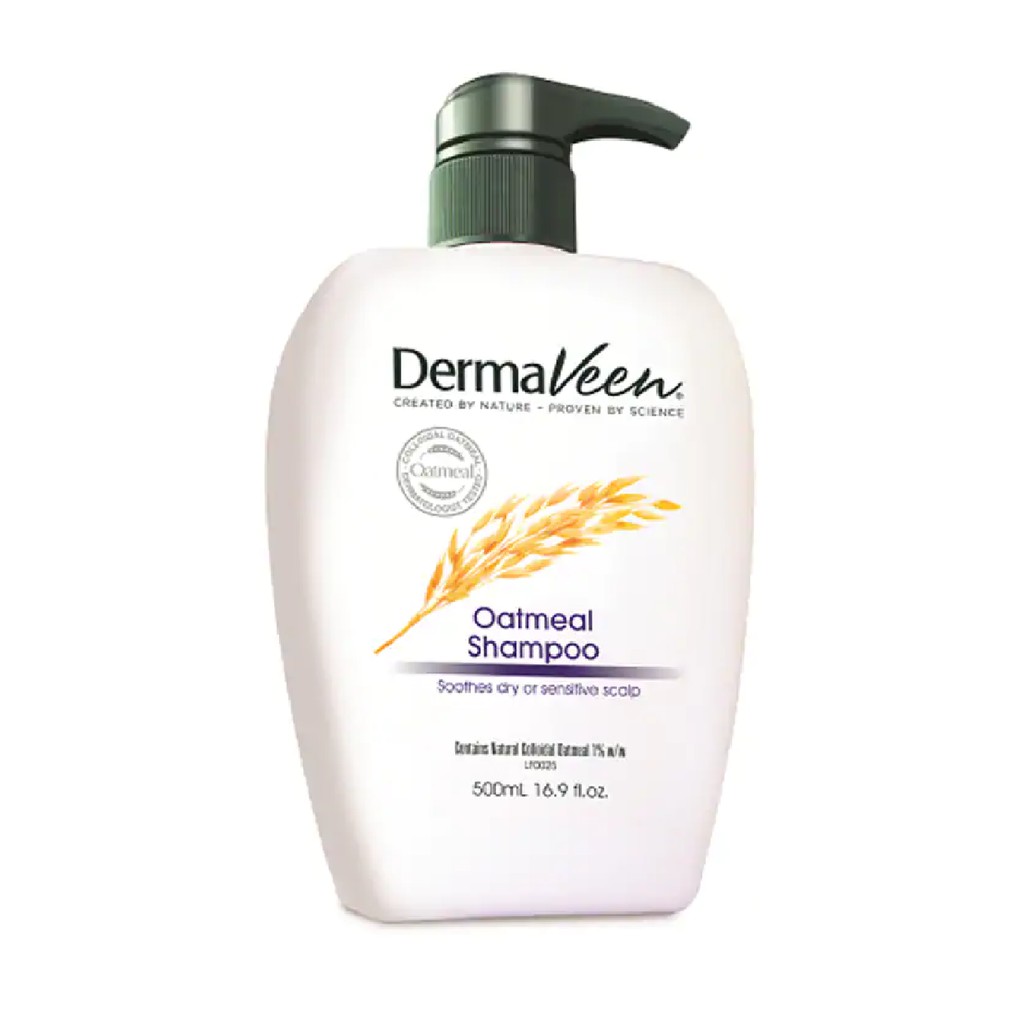 [CLEARANCE] DERMAVEEN OATMEAL SHAMPOO 500ML (EXP 12/2020) Shopee