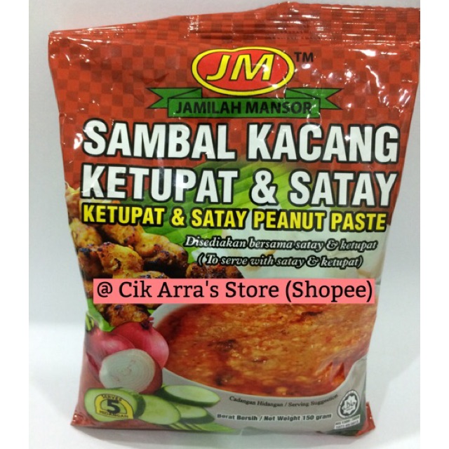 Kuah Kacang Segera 150g  Shopee Malaysia