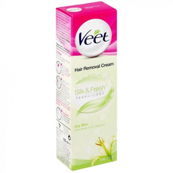 Veet Hair Removal Cream Shea Butter and Lily Fragrance 100ML ( Dry Skin) |  Shopee Malaysia