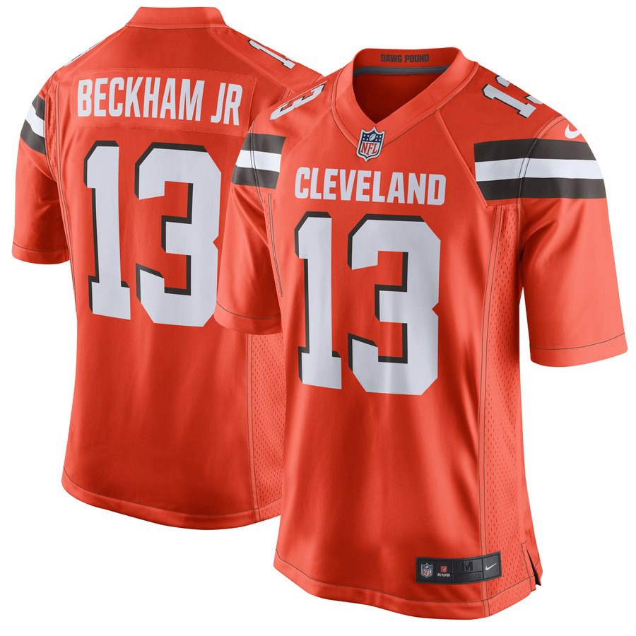 odell beckham jr red jersey