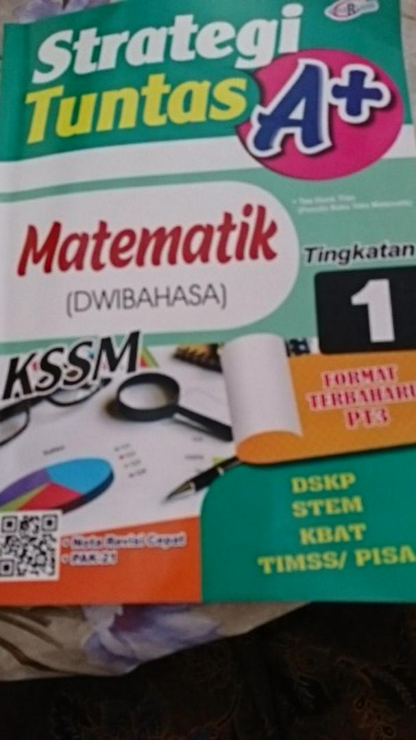 Hybrid Pbd Matematik Mathematics Tingkatan 1 2 3 4 5 Kssm 2022 Pelangi Buku Latihan Spm Pt3 From 1 2 3 4 5 Shopee Malaysia