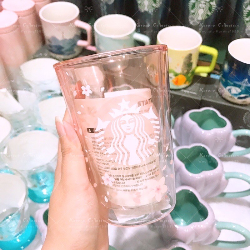 Buy Readystock Starbucks Korea Sakura Cherry Blossom 21 Series Glass Cup 355ml 韩国 星巴克樱花季21系列玻璃杯 Seetracker Malaysia