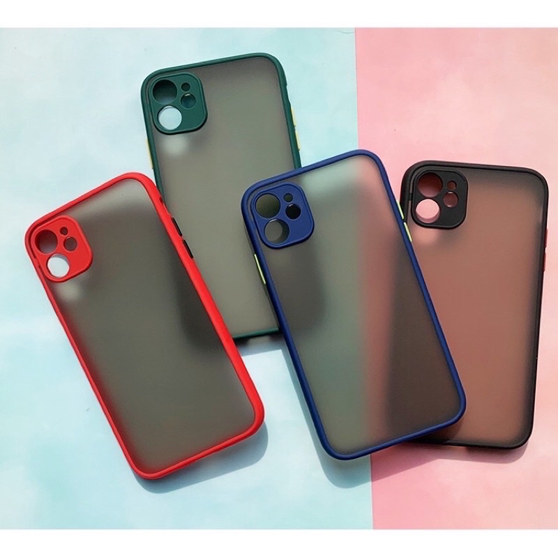 iPhone 6 6S 7 8 6Plus 7Plus 8Plus X XS Xs Max XR 11 11Pro 11Pro Max 12 12Pro 12Pro Max Pro Anti Shock Matte Case Casing