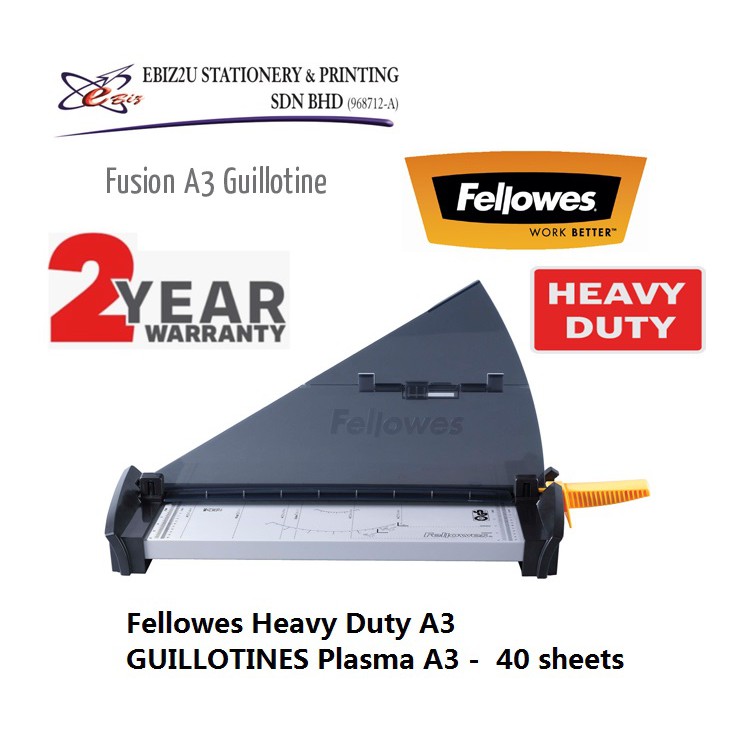 Fellowes Heavy Duty A3 GUILLOTINES Plasma A3 40 sheets (guillotine
