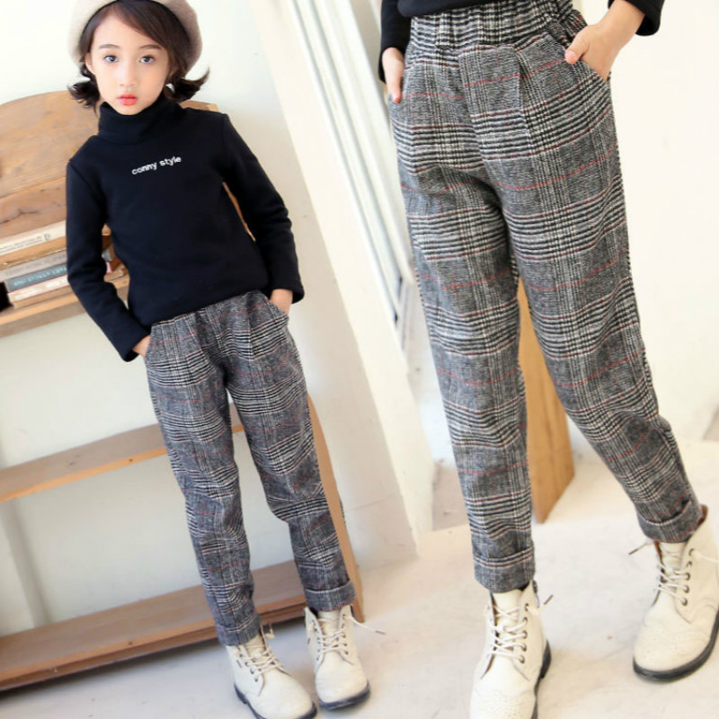 baby girl plaid pants