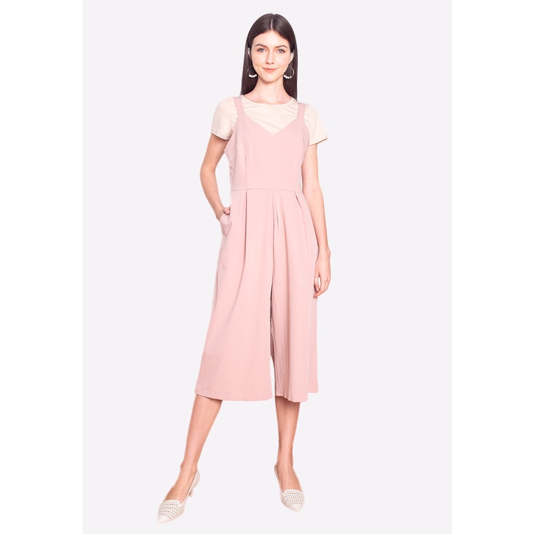 Lzzie Zaynab Jumpsuit - Black and Pink