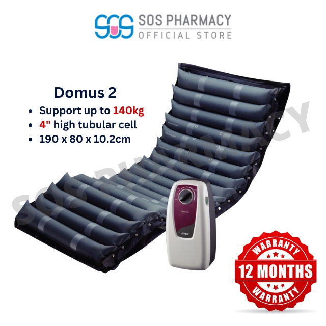 Apex Air Mattress Tubular Domus 2 | Ideal to Prevent Bedsore | Shopee ...