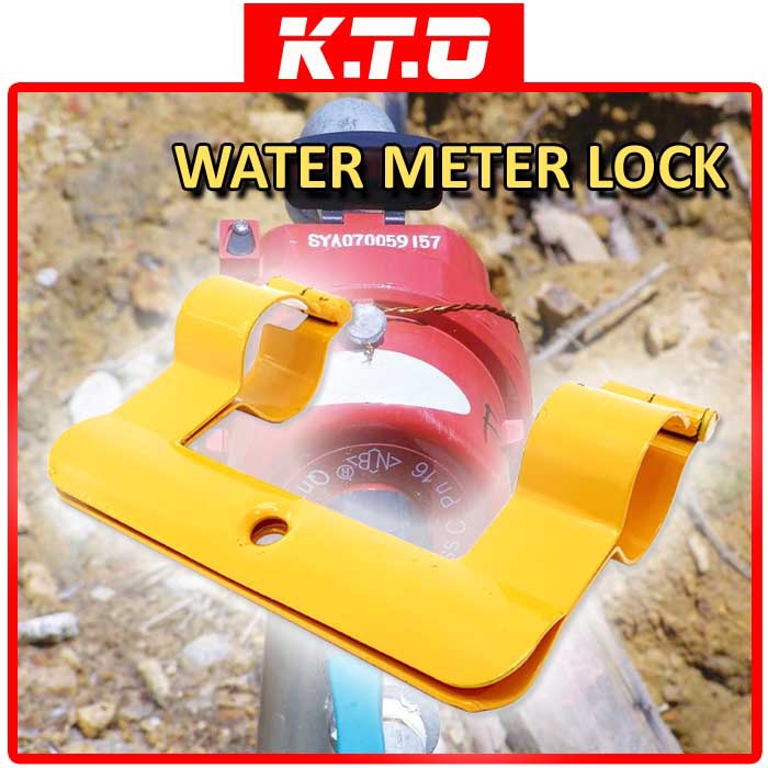 METAL OUTDOOR SECURITY ANTI THEFT WATER METER LOCK (RANDOM COLOR
