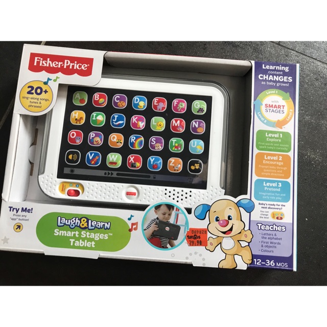 fisher price alphabet tablet letter s