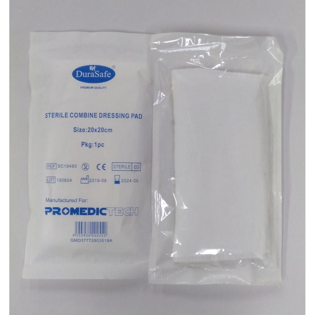 STERILE COMBINE DRESSING PAD 20CM X 20CM 10PCS Shopee Malaysia