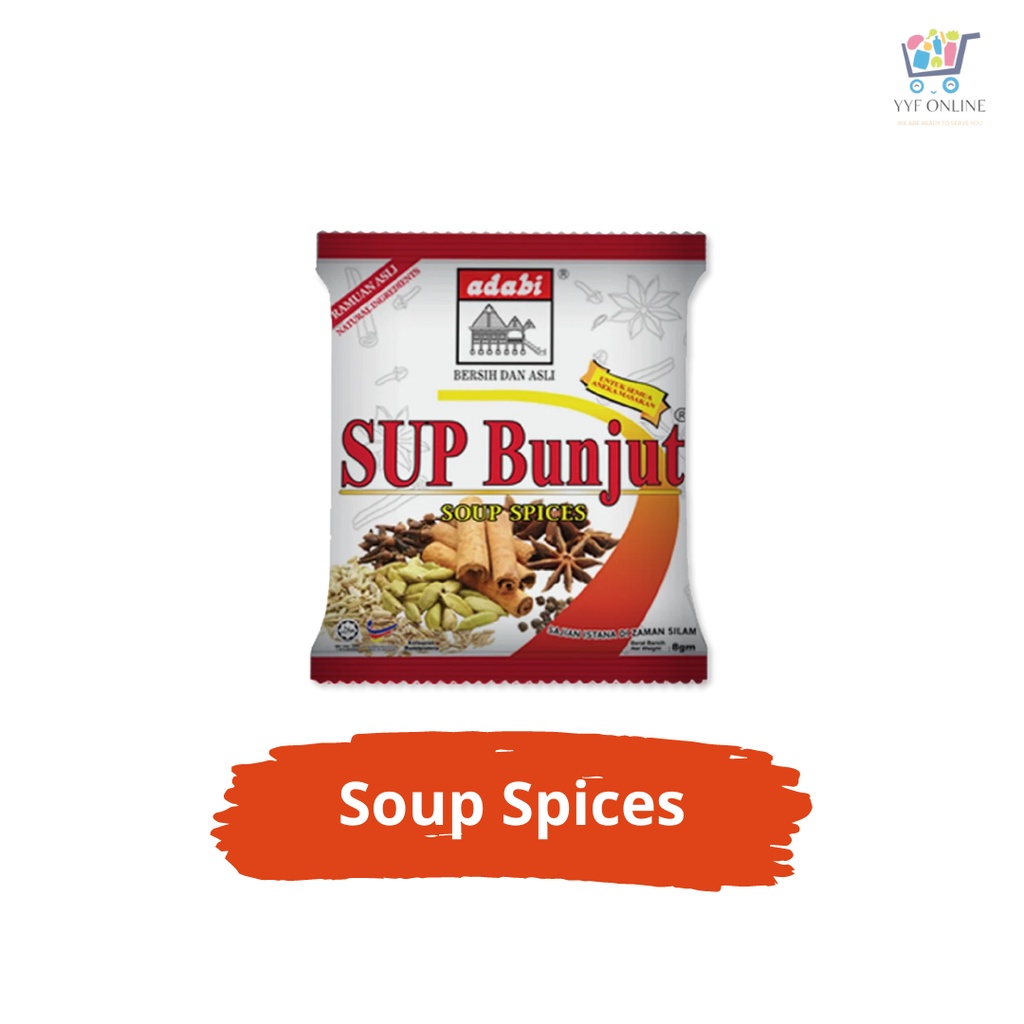 Adabi Spices -Sup Bunjut /Sup Tulang (8g/13g)