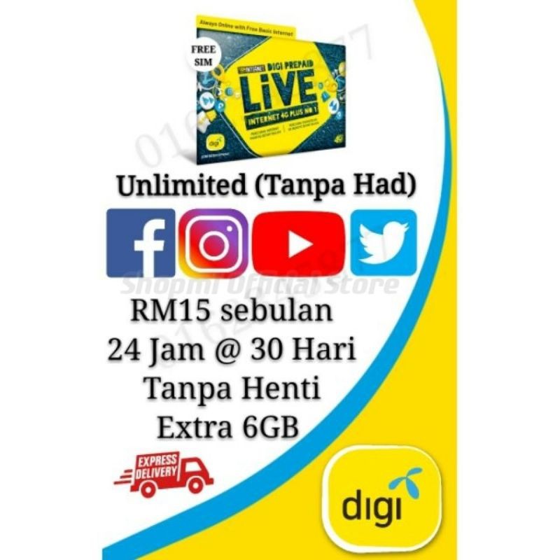 Digi prepaid unlimited data