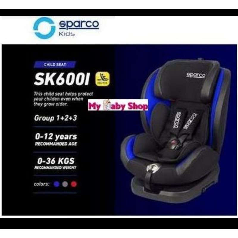 sparco baby car seat